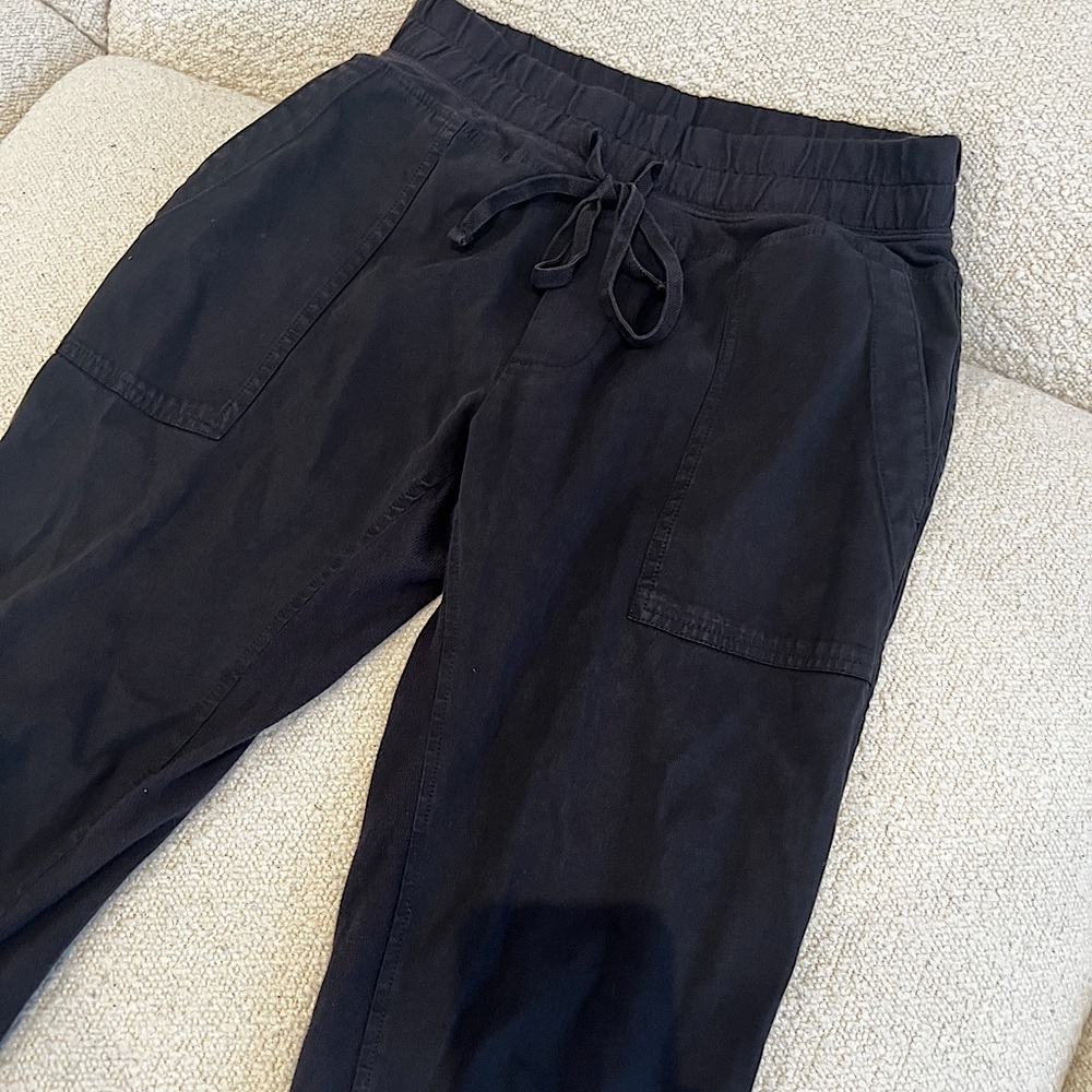 James Perse Mixed Media Pant, Navy, Size 1 (small)